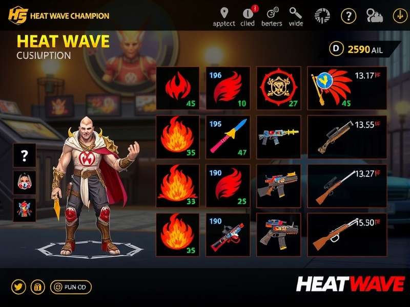 Heat Wave Champion character customization